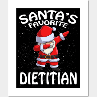 Santas Favorite Dietitian Christmas Posters and Art